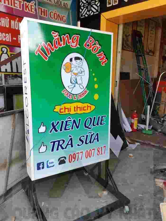 BẢNG HIỆU QUÁN TRÀ SỮA hộp đèn HIFLEX