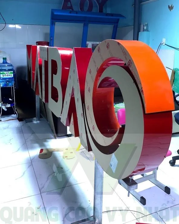 BẢNG HIỆU CÔNG TY MẮT BÃO Gia công chữ nổi
