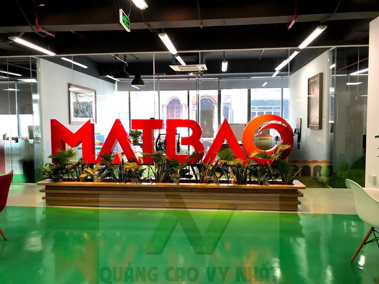 CHỮ NỔI ĐÈN LED Chữ nổi Mắt Bão