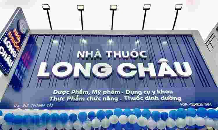 BẢNG QUẢNG CÁO LED VẪY nhà thuốc Long Châu