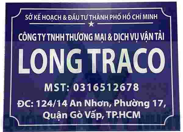 BẢNG TÊN CÔNG TY bảng công ty mica xanh