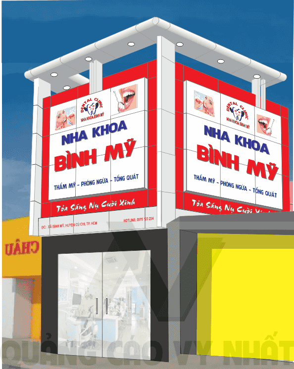 bảng hiệu nha khoa củ chi