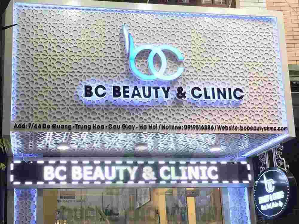 LÀM BẢNG HIỆU SPA ĐẸP Mặt dựng 3D Spa chữ nổi