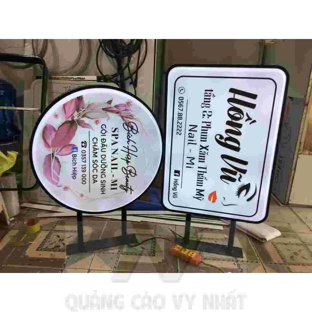LÀM BẢNG HIỆU SPA ĐẸP hộp đèn spa đẹp