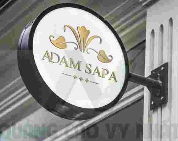 LÀM BẢNG HIỆU SPA ĐẸP hộp đèn tròn spa