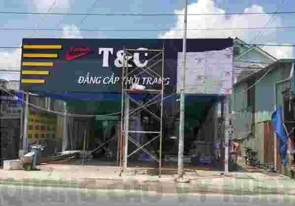 LÀM BẢNG HIỆU SHOP THỜI TRANG TRỌN GÓI thi công bảng alu chữ nôi