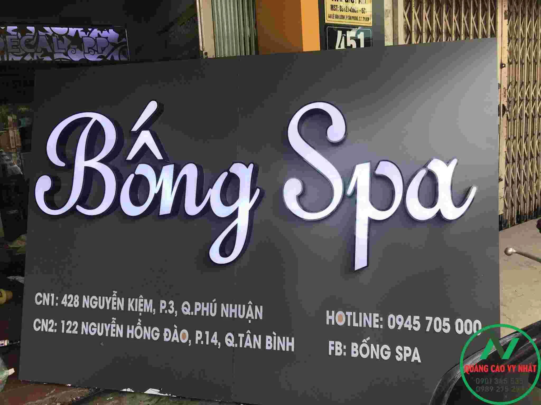 BẢNG HIỆU ALU CHỮ NỔI BẢNG HIỆU ALU CHỮ MICA