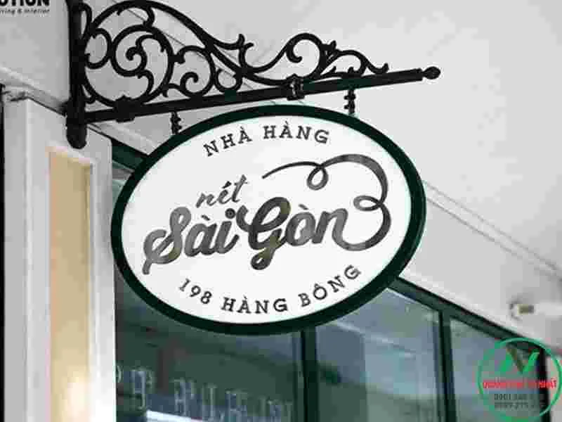 BẢNG HIỆU ALU CHỮ NỔI BẢNG HIỆU TRÒN