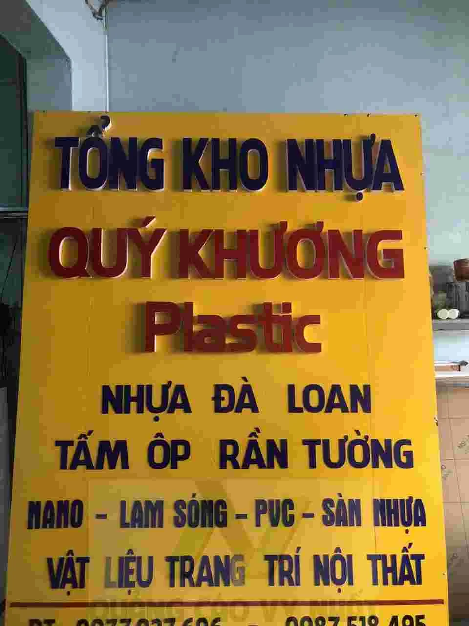 BẢNG HIỆU CHỮ NỔI GIÁ RẺ QUẬN 12 bảng Alu chữu nổi Mica