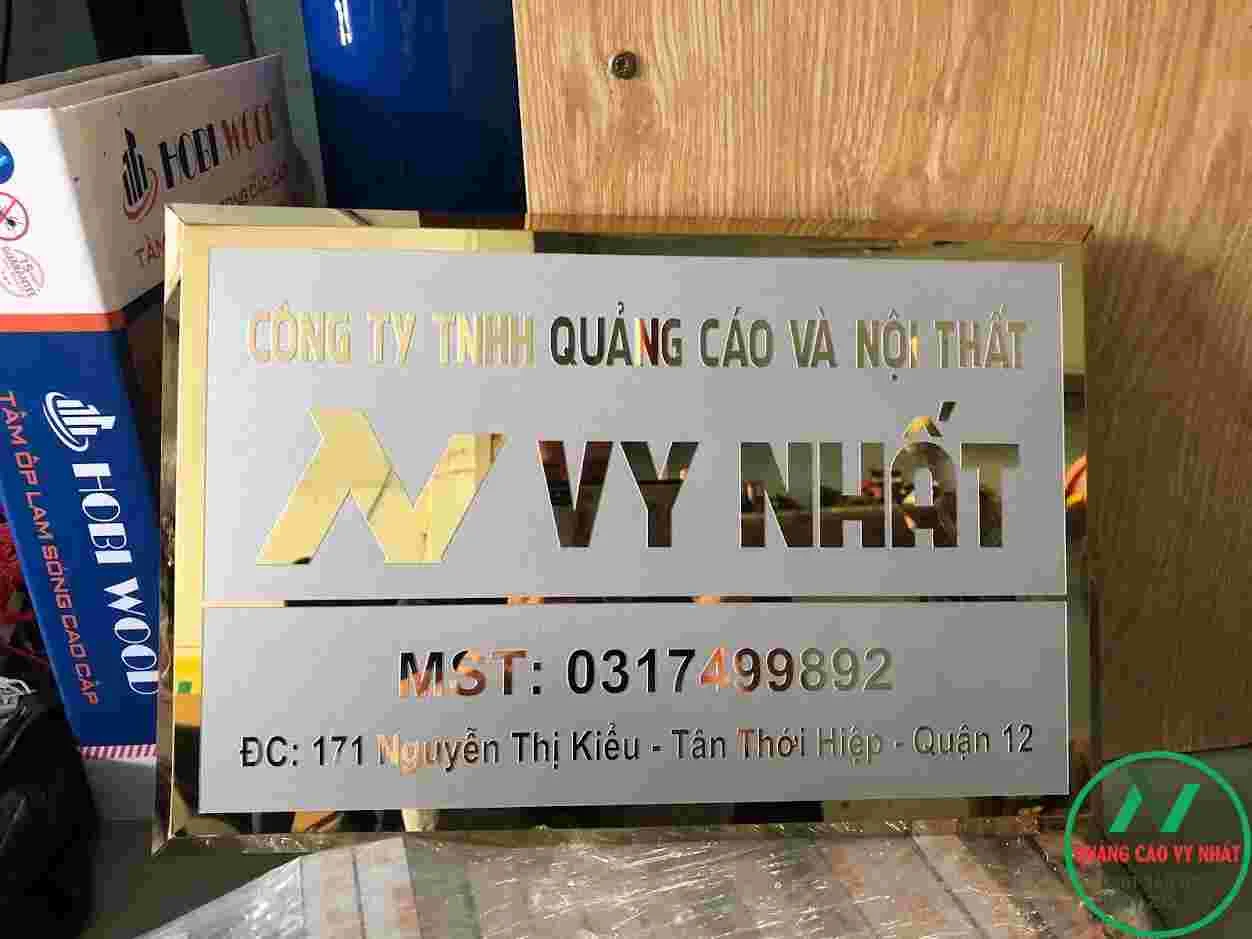 CHỮ NỔI INOX GIÁ RẺ bảng công ty inox