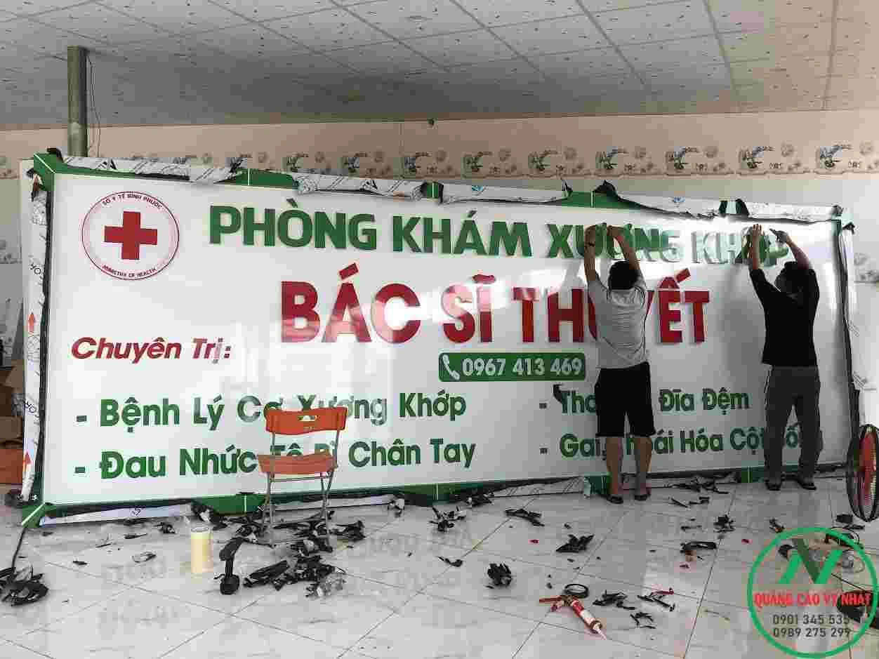 BẢNG HIỆU PHÒNG KHÁM GIÁ RẺ bảng hiệu chữ nổi alu