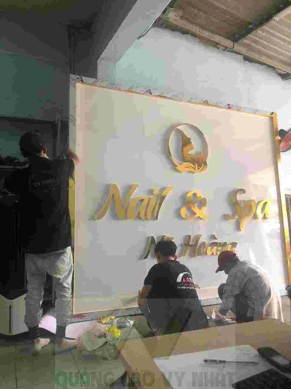 CHỮ NỔI ALU GƯƠNG VÀNG bảng hiệu chữ nổi alu gương