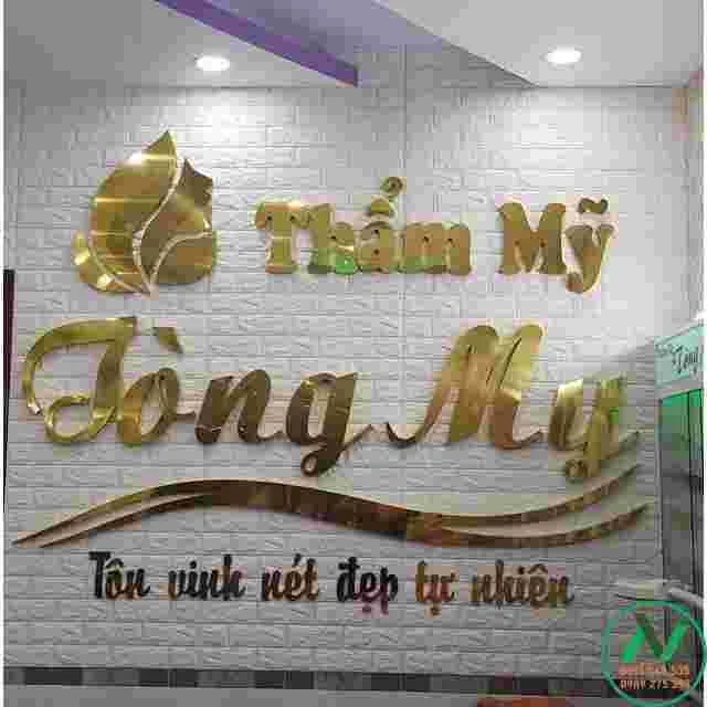 BẢNG HIỆU ALU CHỮ NỔI chữ alu gương đẹp nhất
