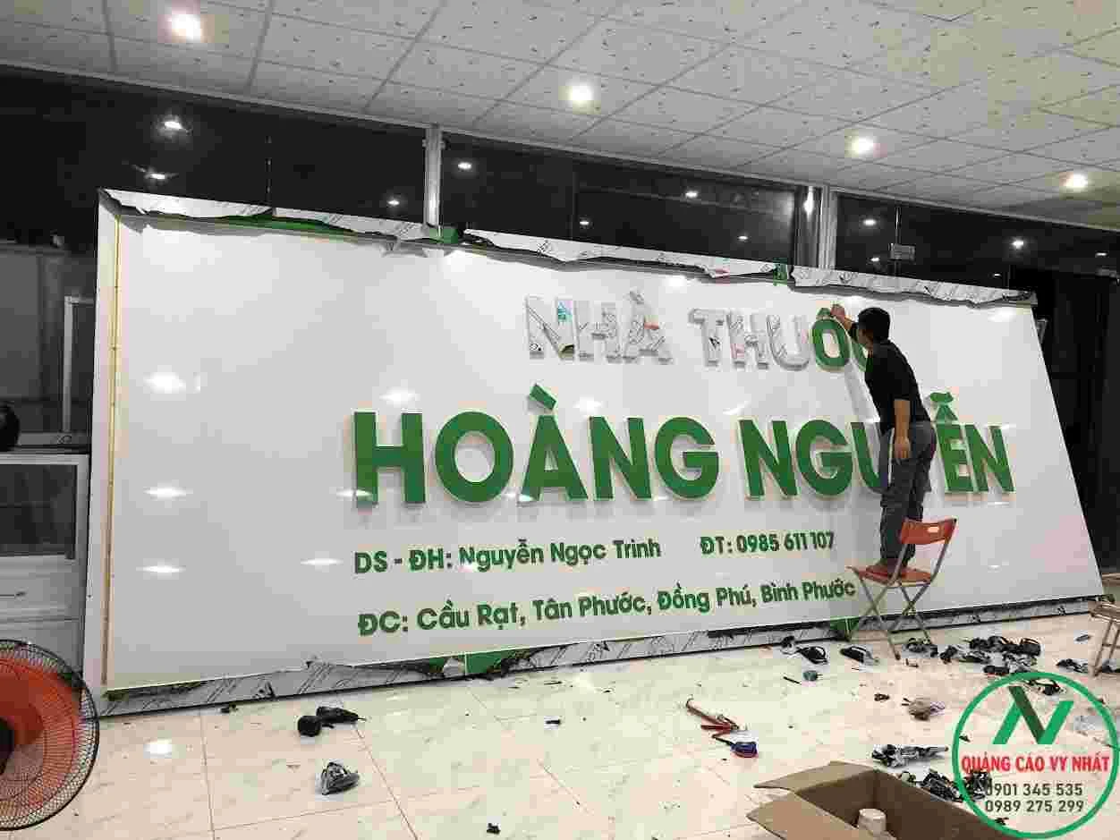 BẢNG HIỆU PHÒNG KHÁM GIÁ RẺ chữ nổi alu