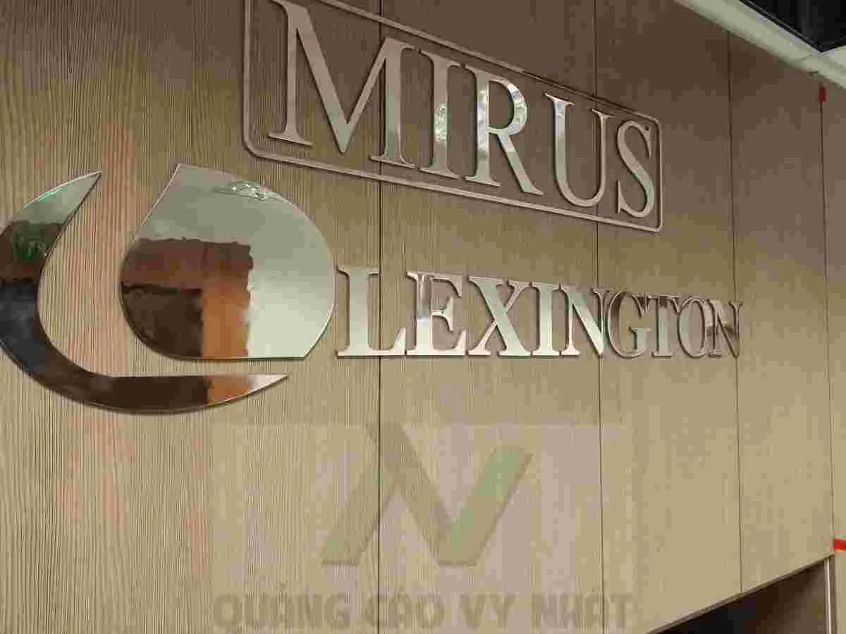 LÀM BẢNG HIỆU CHỮ NỔI GIÁ RẺ chữ nổi inox bóng