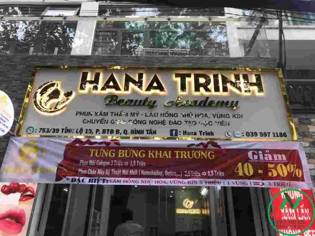 GIÁ BẢNG HIỆU CHỮ NỔI chữ nổi inox đèn hắc chân