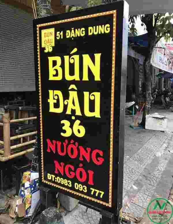BẢNG HIỆU HỘP ĐÈN hộp đèn 2 mặt đẹp
