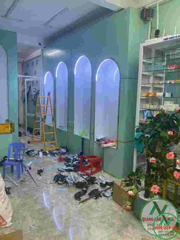 BẢNG HIỆU SHOP MỸ PHẨM ĐẸP NHẤT kệ shop mỹ phẩm