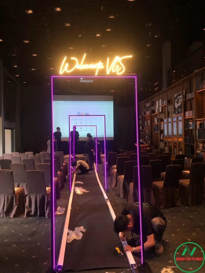 Trang trí Led Neon sign sự kiện Trang trí sự kiện VCS