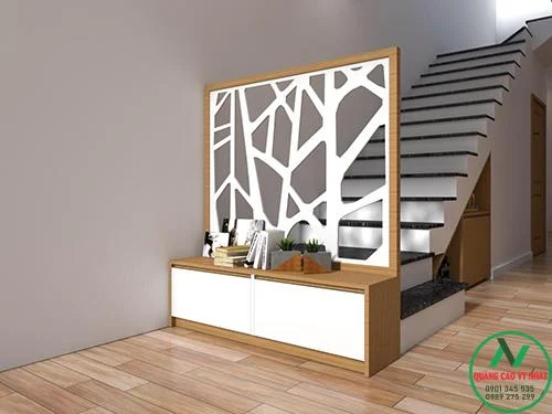 Gia công cắt CNC lấy liền vách ngăn hoa văn
