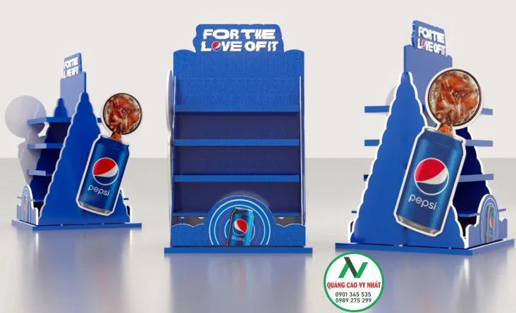 booth nhãn hàng Pepsi