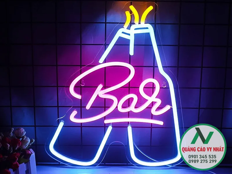 Led Neon quán Bar