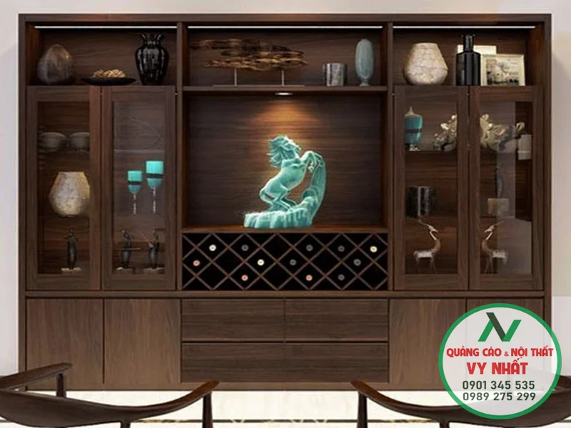 Những mẫu tủ trưng bày theo yêu cầu đẹp nhất 2023 Tủ gỗ MDF chống ẩm