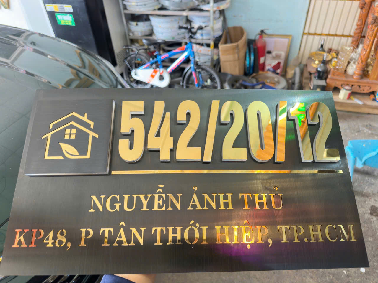 Bảng tên công ty inox ăn mòn giá xưởng, lấy liền Bang ten cong ty inox an mon gia xuong lay lien Quang cao Vy Nhat 2