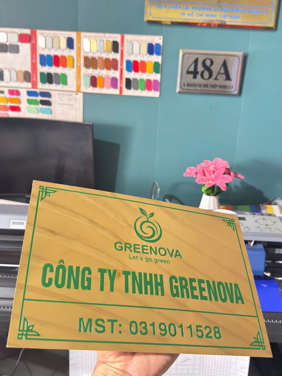 Bảng tên công ty inox ăn mòn giá xưởng, lấy liền Bang ten cong ty inox an mon gia xuong lay lien Quang cao Vy Nhat 3