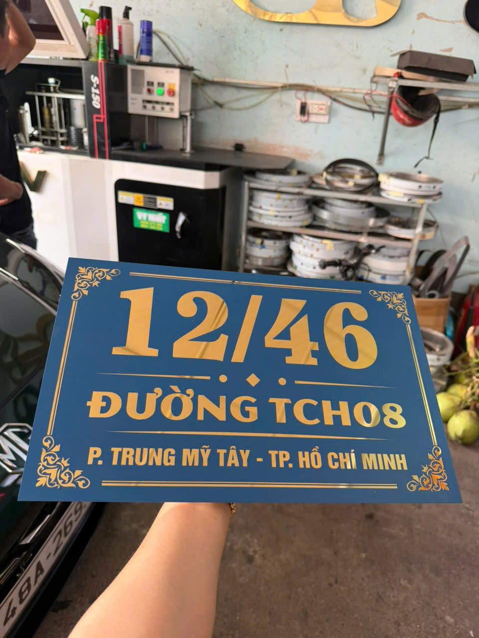 Bảng tên công ty inox ăn mòn giá xưởng, lấy liền Bang ten cong ty inox an mon gia xuong lay lien Quang cao Vy Nhat 8