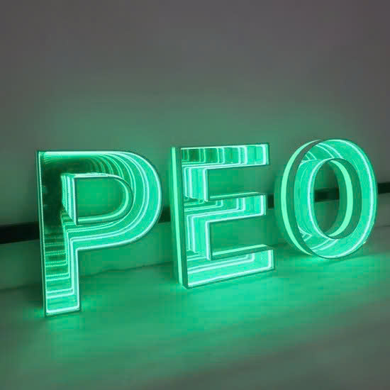 gia công chữ LED vô cực Chu LED vo cuc Quang Cao Vy Nhat 6